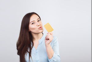 Young Person with Credit Card